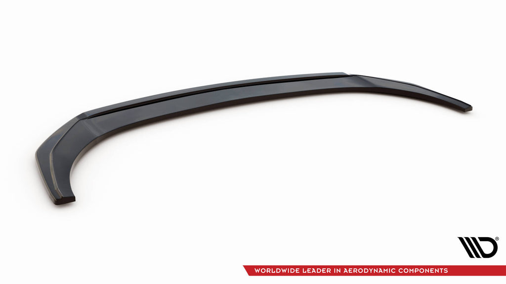 Maxton Design Street+ Spoilerlippe Front Ansatz V.2 passend für Kia Ceed GT / GT-Line Mk3 / Proceed Mk1 schwarz Hochglanz