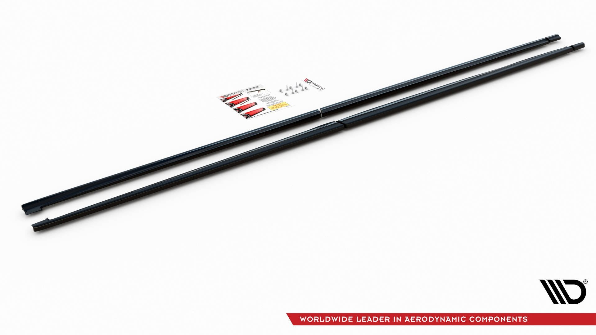 Maxton Design Street+ Seitenschweller Leisten passend für Mercedes-Benz V-Klasse Long AMG-Line W447 schwarz Hochglanz