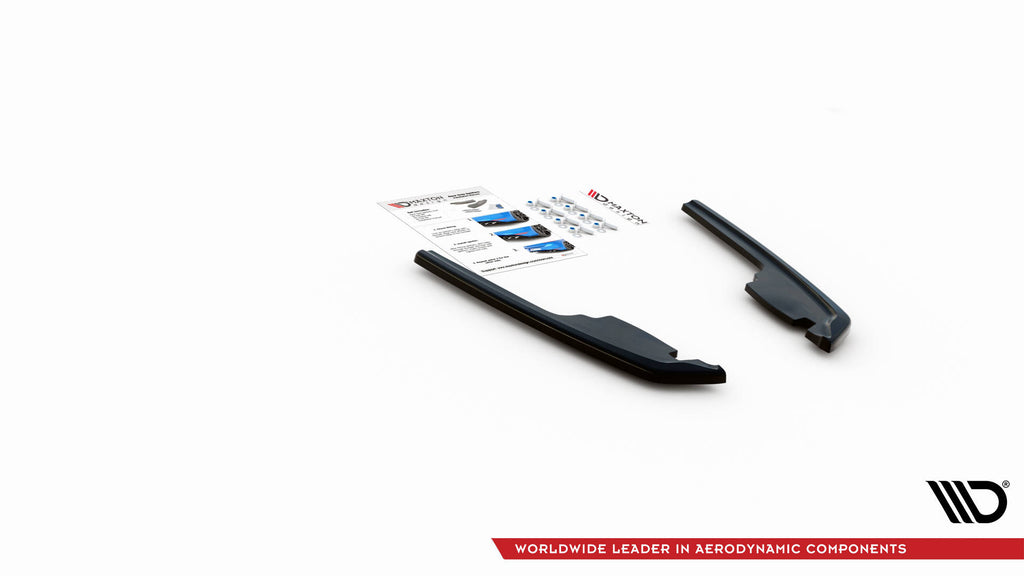Maxton Design Heck Ansatz Flaps Diffusor passend für BMW M235i Gran Coupe F44 schwarz Hochglanz