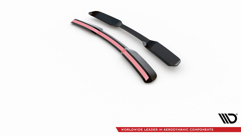 Maxton Design Spoiler CAP passend für Toyota Highlander Mk4 schwarz Hochglanz