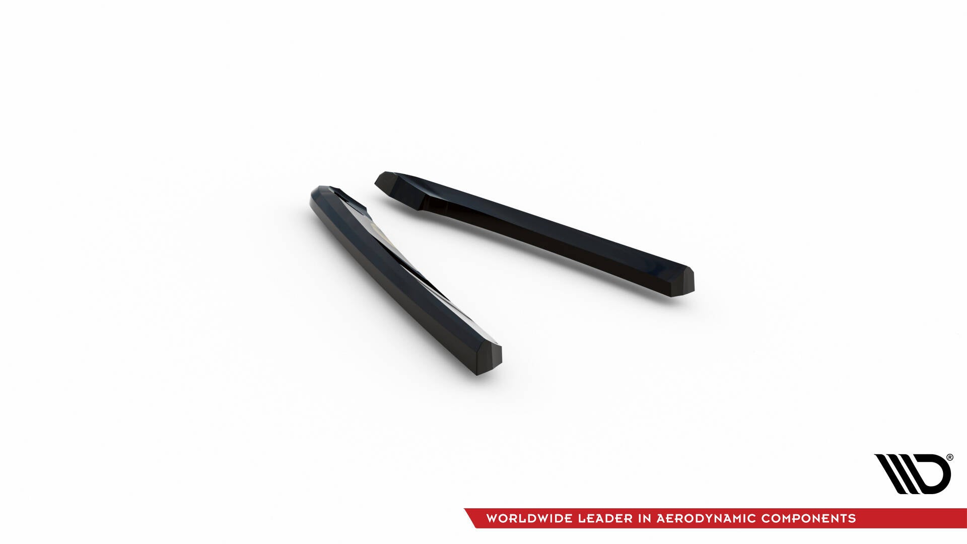 Maxton Design Heck Ansatz Flaps Diffusor passend für Ford Mondeo Sport Mk5 Facelift / Fusion Sport Mk2 Facelift schwarz Hochglanz