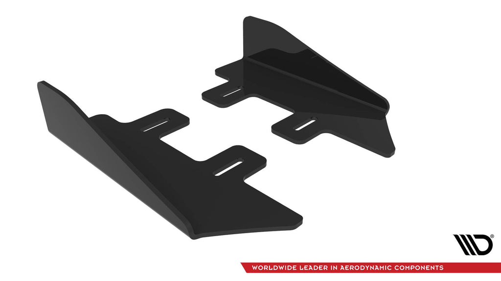 Maxton Design Seitenschweller Flaps passend für Subaru WRX STI Mk1 schwarz Hochglanz