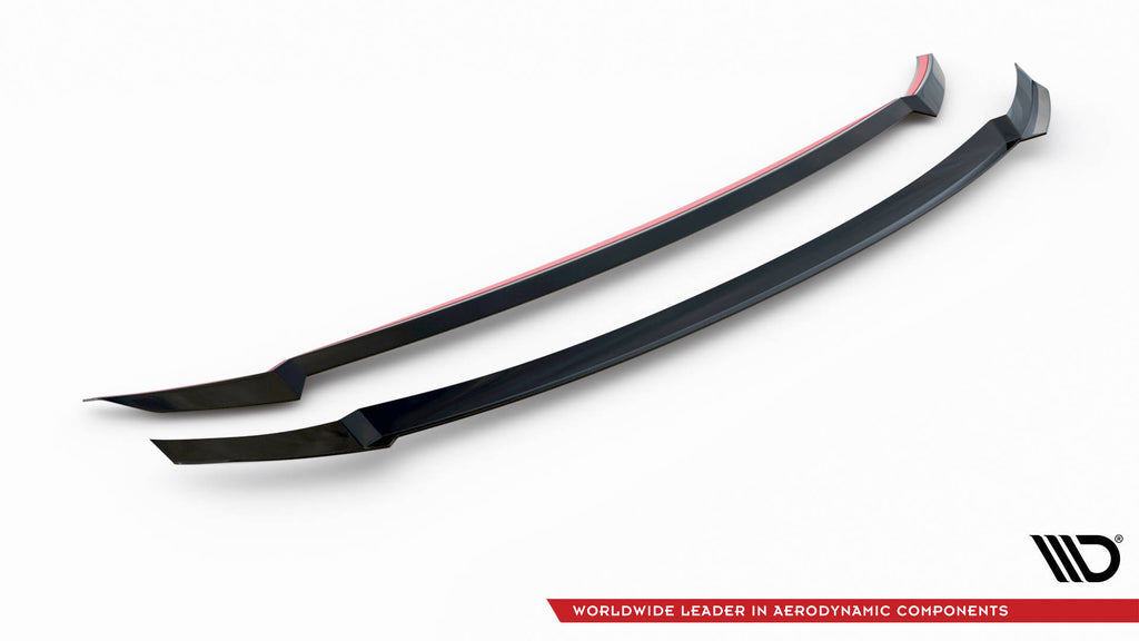 Maxton Design Spoiler CAP passend für Hyundai Elantra Mk7 schwarz Hochglanz