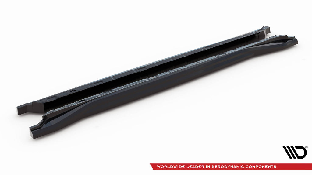 Maxton Design Street+ Seitenschweller Leisten passend für Seat Tarraco FR Mk1 schwarz Hochglanz
