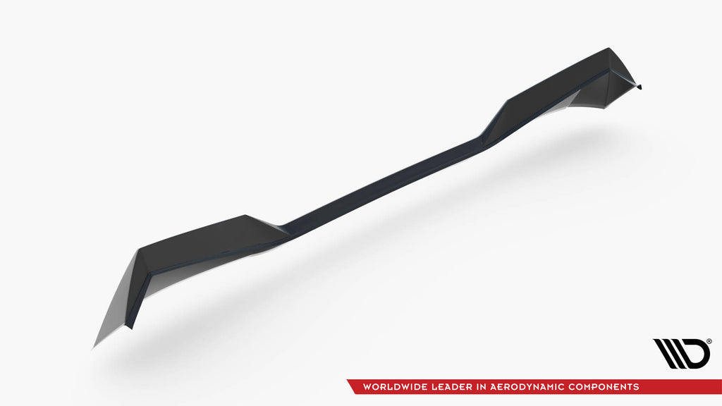 Maxton Design Höher Spoiler CAP 3D passend für Peugeot 408 Mk1 schwarz Hochglanz