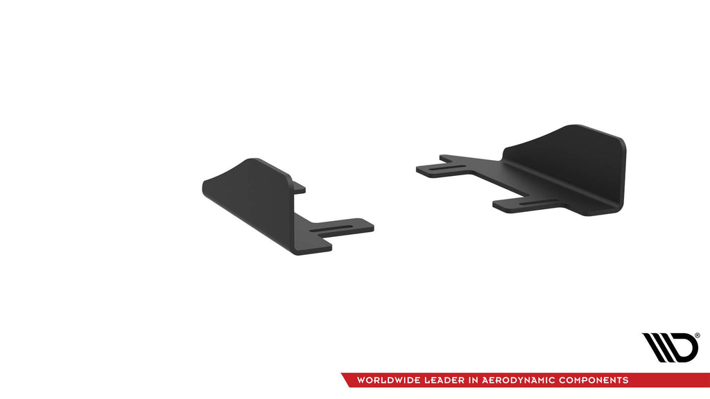 Maxton Design Seitenschweller Flaps passend für Audi S3 / A3 S-Line Limousine 8V schwarz Hochglanz