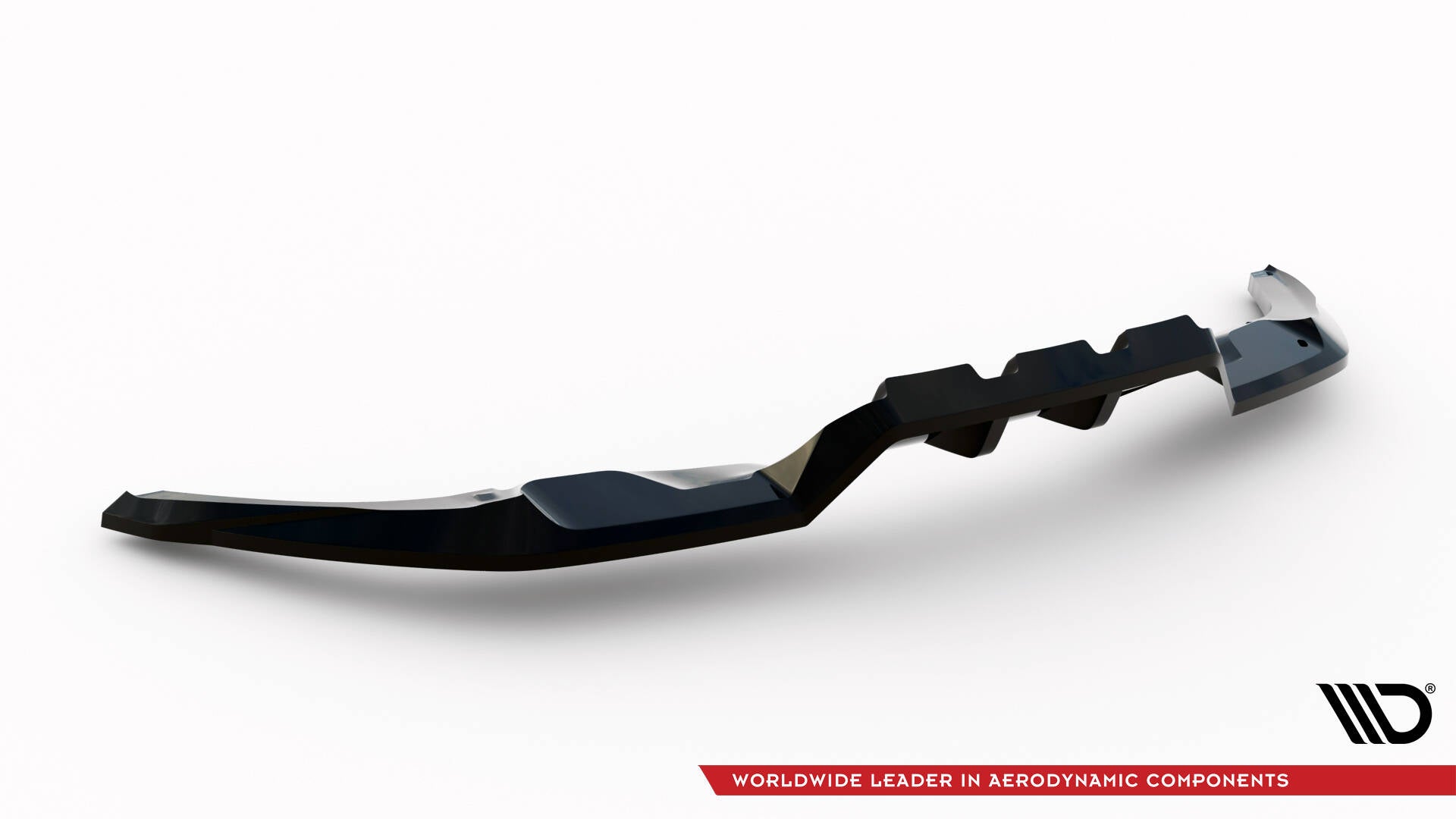 Maxton Design Street+ Mittlerer Diffusor RACE passend für Ford Kuga ST Mk1 schwarz Hochglanz