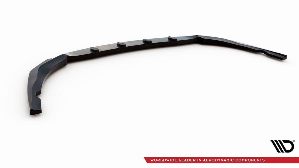 Maxton Design Street+ Spoilerlippe Front Ansatz V.2 passend für Kia Optima Mk4 Facelift schwarz Hochglanz