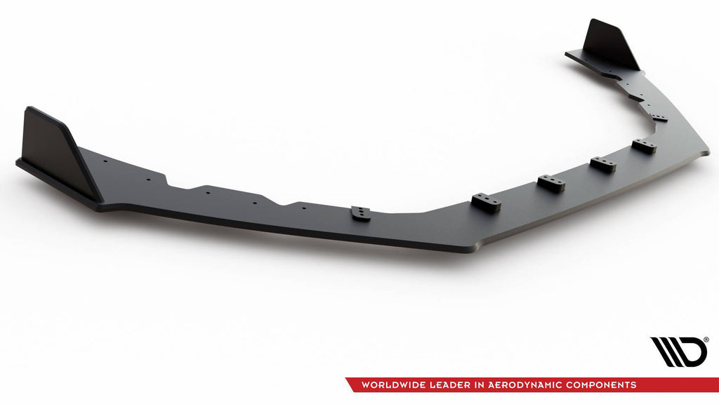 Maxton Design Street Pro Street+ Spoilerlippe Front Ansatz passend für / Frontansatz V.2 Ford Focus RS Mk3
