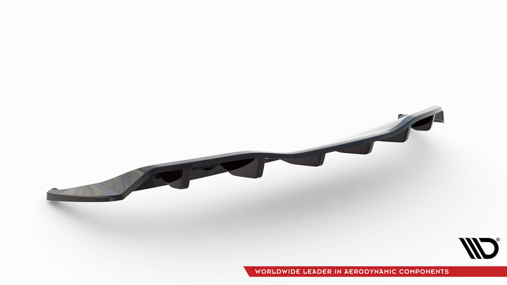 Maxton Design Street+ Mittlerer Diffusor RACE passend für Tesla Model Y schwarz Hochglanz
