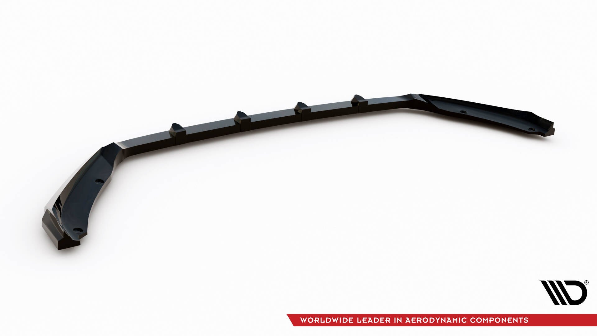 Maxton Design Street+ Spoilerlippe Front Ansatz passend für Skoda Fabia Mk4 schwarz Hochglanz