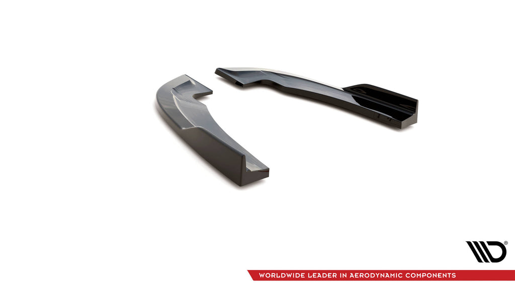 Maxton Design Heck Ansatz Flaps Diffusor passend für Dodge Charger SRT Mk7 Facelift schwarz Hochglanz