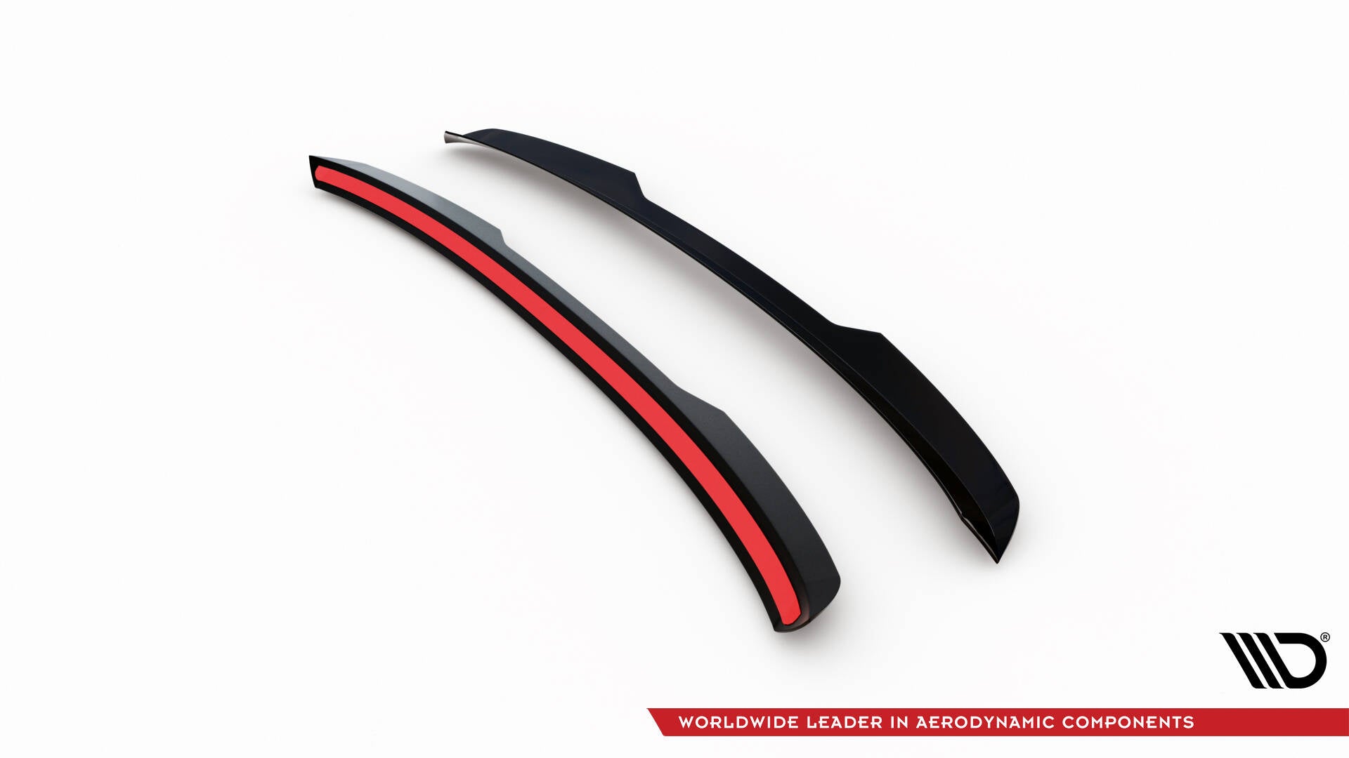 Maxton Design Spoiler CAP passend für VW Touareg Mk2 schwarz Hochglanz