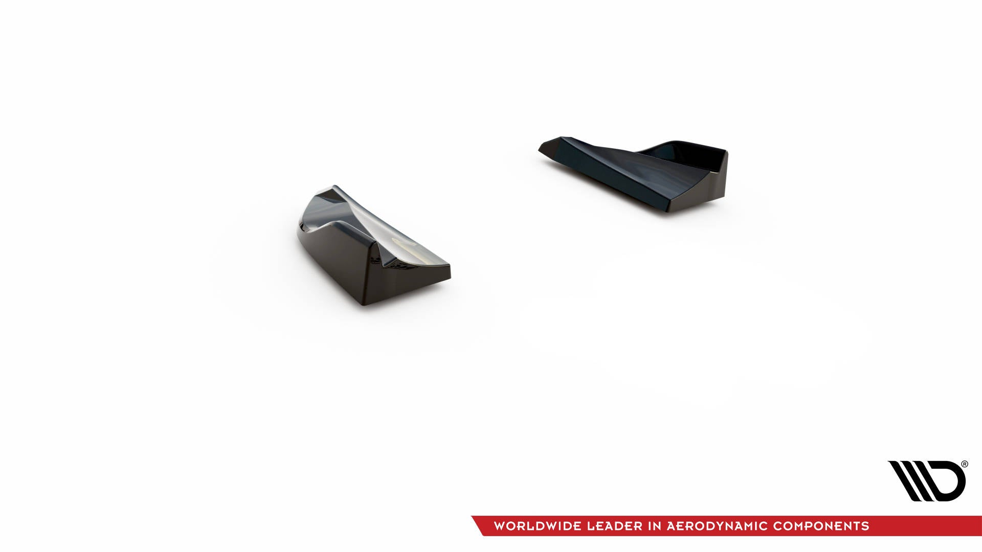 Maxton Design Heck Ansatz Flaps Diffusor passend für Porsche Macan GTS / Sport Design Mk1 Facelift schwarz Hochglanz