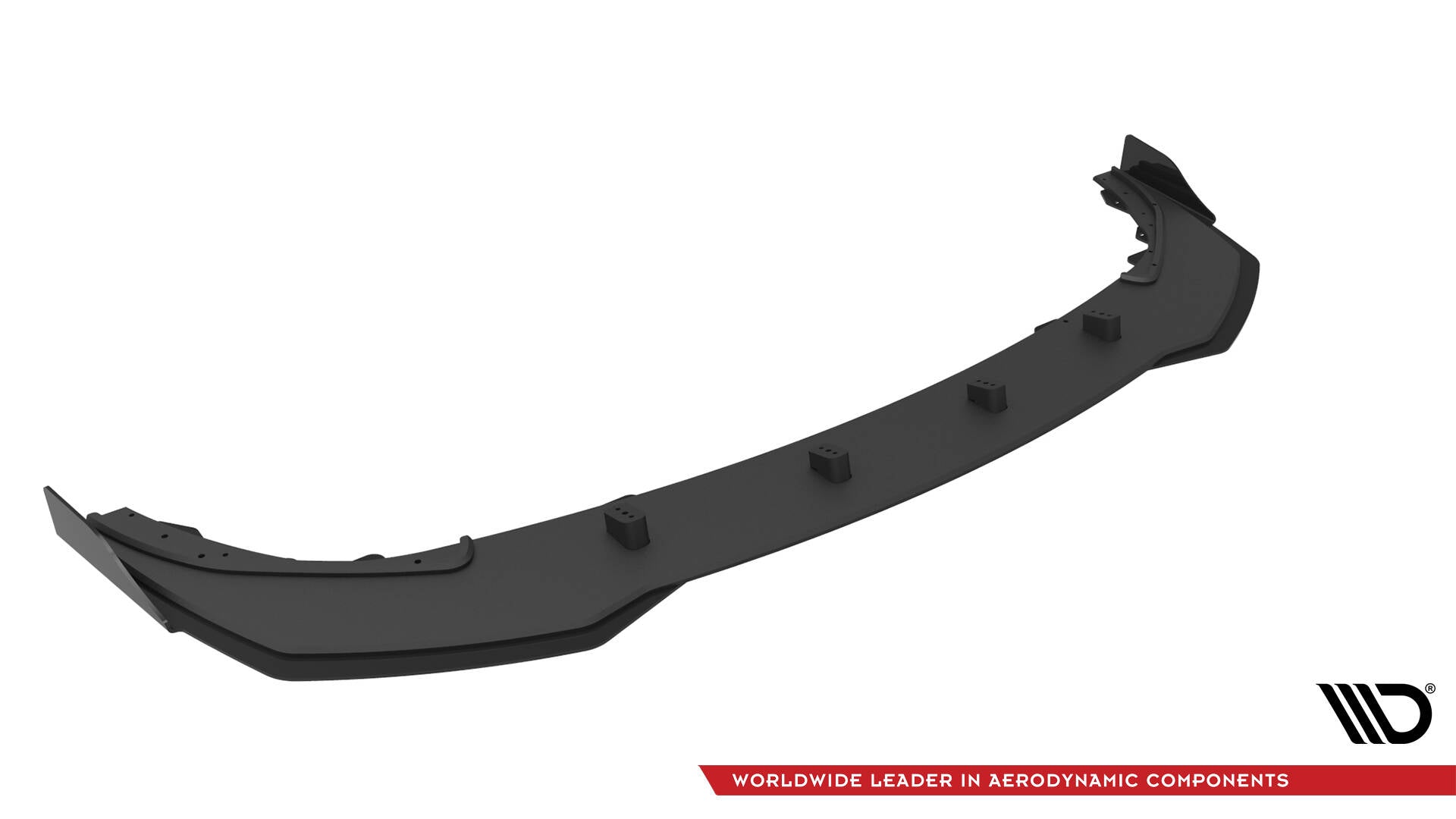 Maxton Design Street Pro Street+ Spoilerlippe Front Ansatz + Flaps passend für BMW 1er M-Paket / M135i / 128ti F40 schwarz Hochglanz