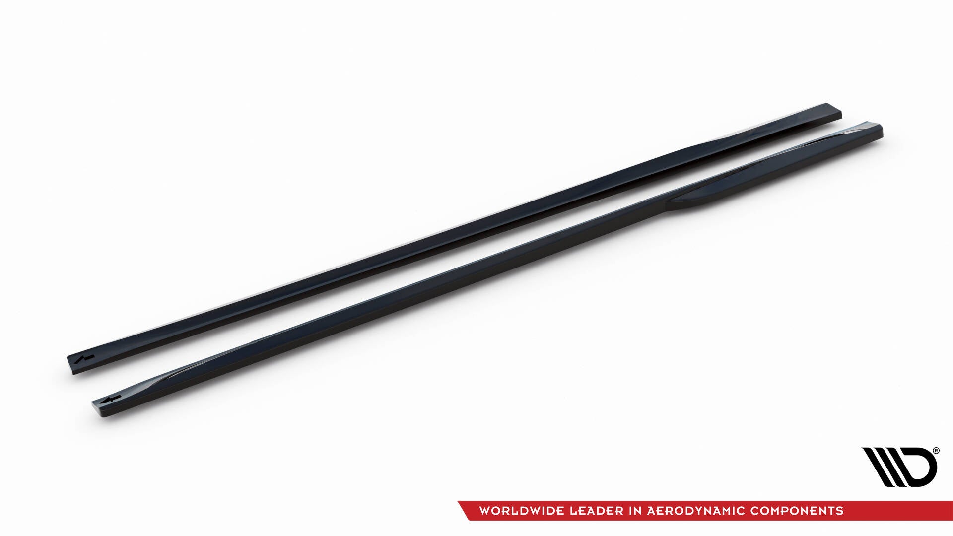 Maxton Design Street+ Seitenschweller Leisten passend für Audi S5 Coupe / A5 S-Line Coupe F5 Facelift schwarz Hochglanz