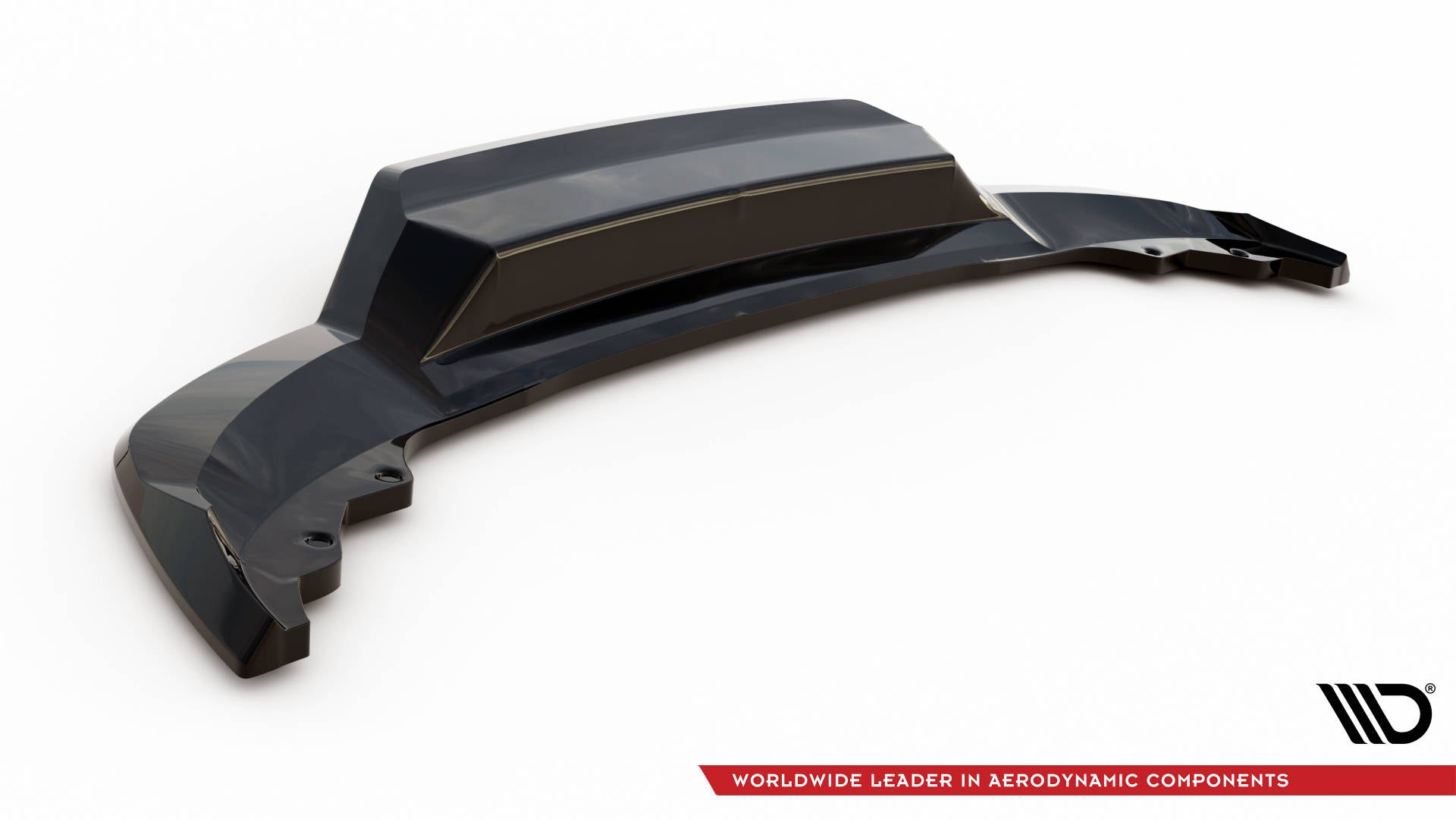 Maxton Design Street+ Mittlerer Diffusor RACE passend für Skoda Karoq Sportline Mk1 Facelift schwarz Hochglanz