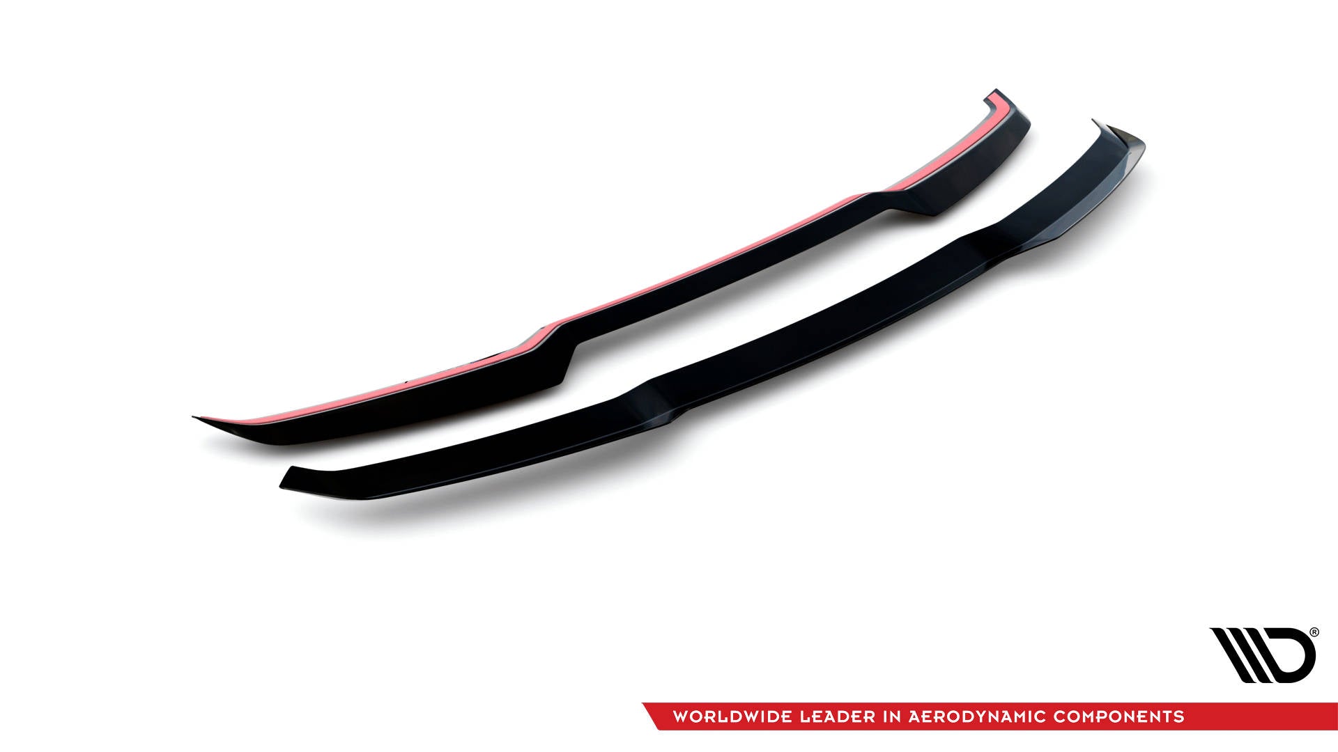 Maxton Design Höher Spoiler CAP passend für Audi RSQ8 Mk1 Facelift schwarz Hochglanz