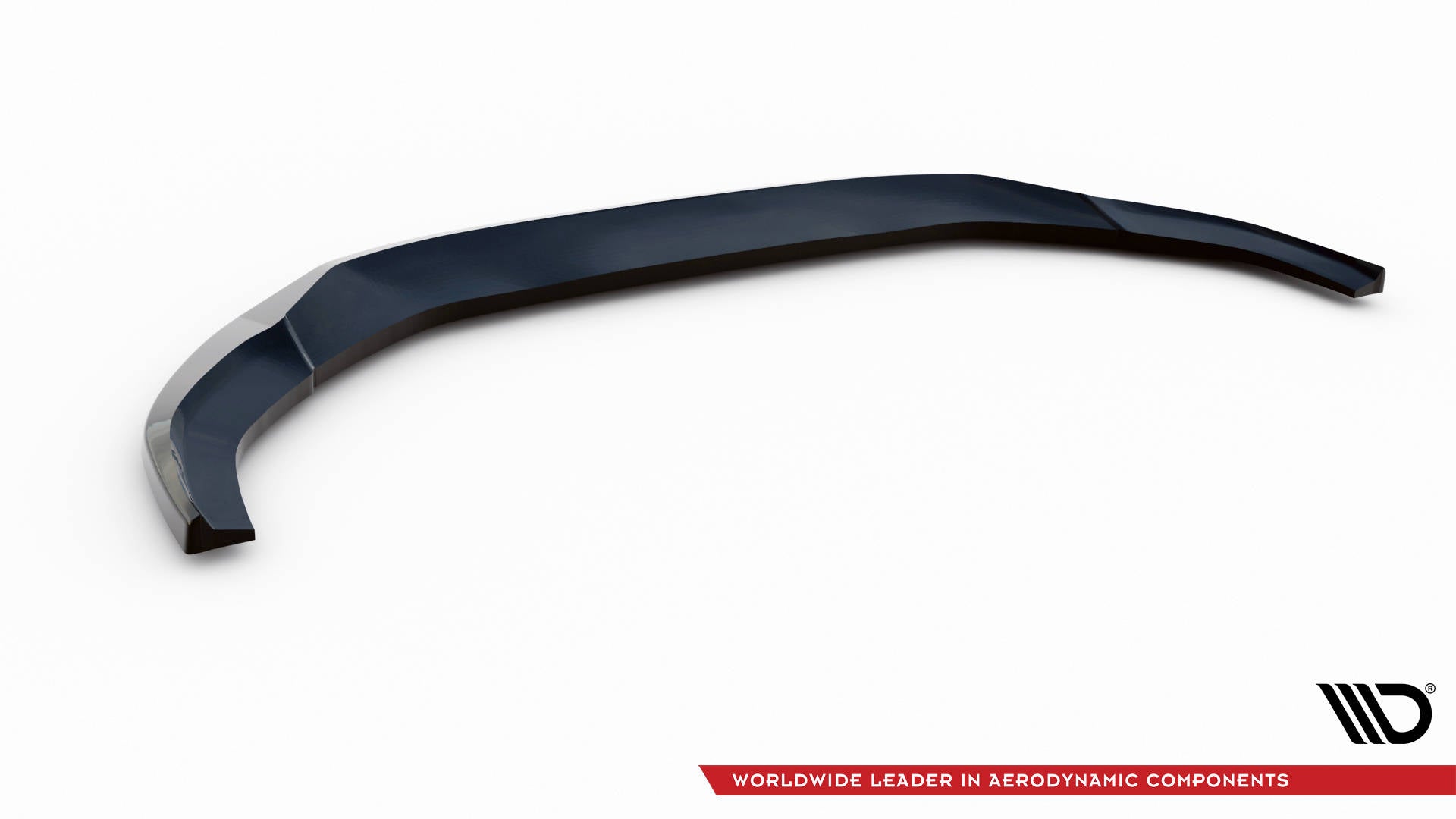 Maxton Design Street+ Spoilerlippe Front Ansatz V.2 passend für Audi A4 Competition B9 schwarz Hochglanz