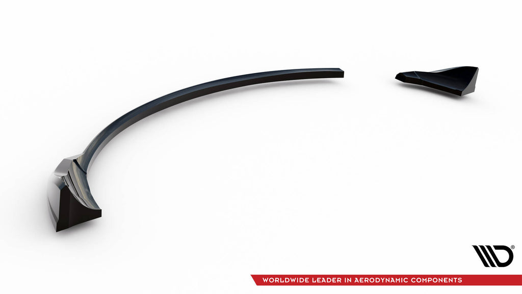 Maxton Design Heck Ansatz Flaps Diffusor passend für Audi TT 8J schwarz Hochglanz