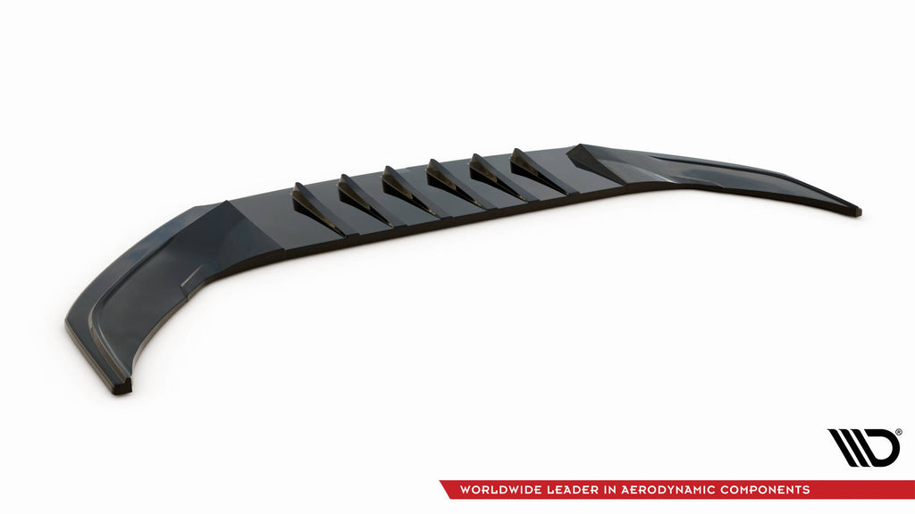 Maxton Design Street+ Spoilerlippe Front Ansatz V.3 passend für VW Arteon R-Line Limousine / Shooting Brake Mk1 schwarz Hochglanz