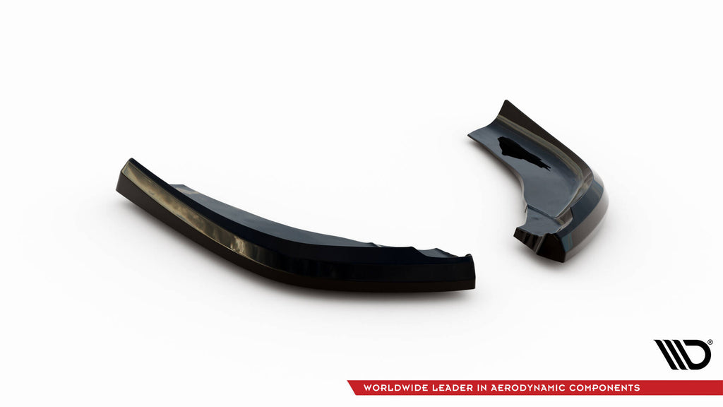 Maxton Design Heck Ansatz Flaps Diffusor V.1 passend für1 BMW 1er M-Paket / M135i F40 schwarz Hochglanz für BMW 1er F40