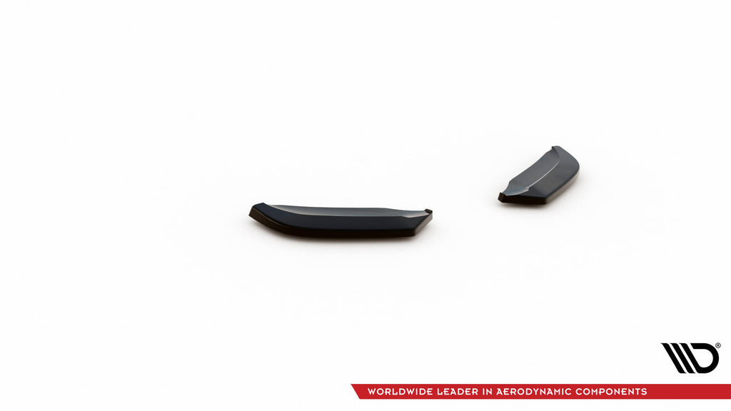 Maxton Design Heck Ansatz Flaps Diffusor passend für VW Scirocco Mk3 schwarz Hochglanz