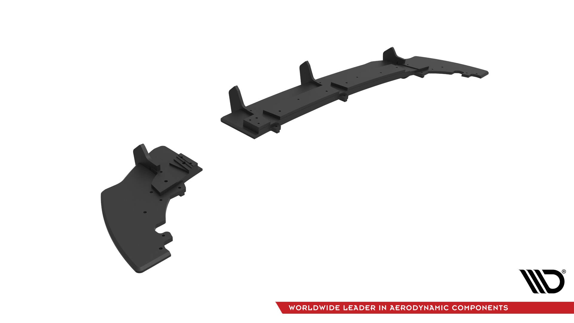 Maxton Design Robuste Racing Diffusor Heck Ansatz passend für Ford Fiesta Mk8 ST
