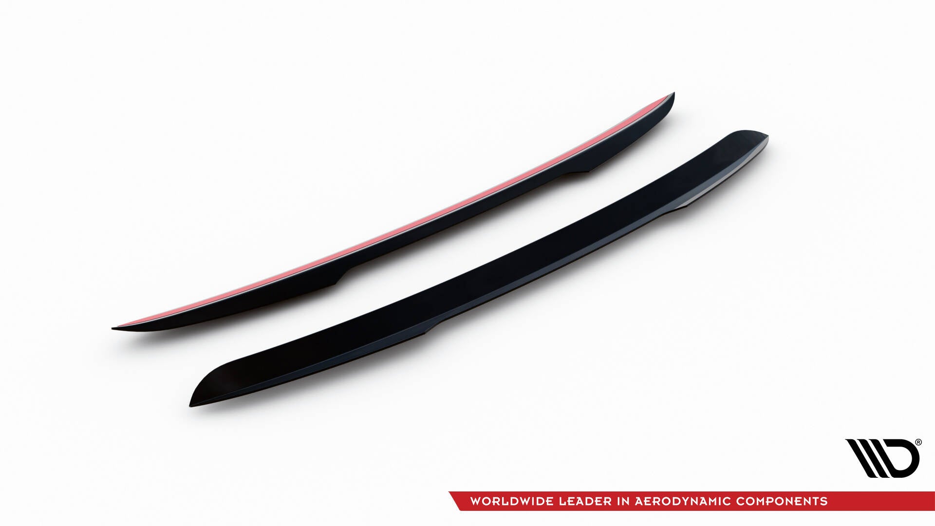 Maxton Design Spoiler CAP passend für Porsche 911 Turbo 997 schwarz Hochglanz