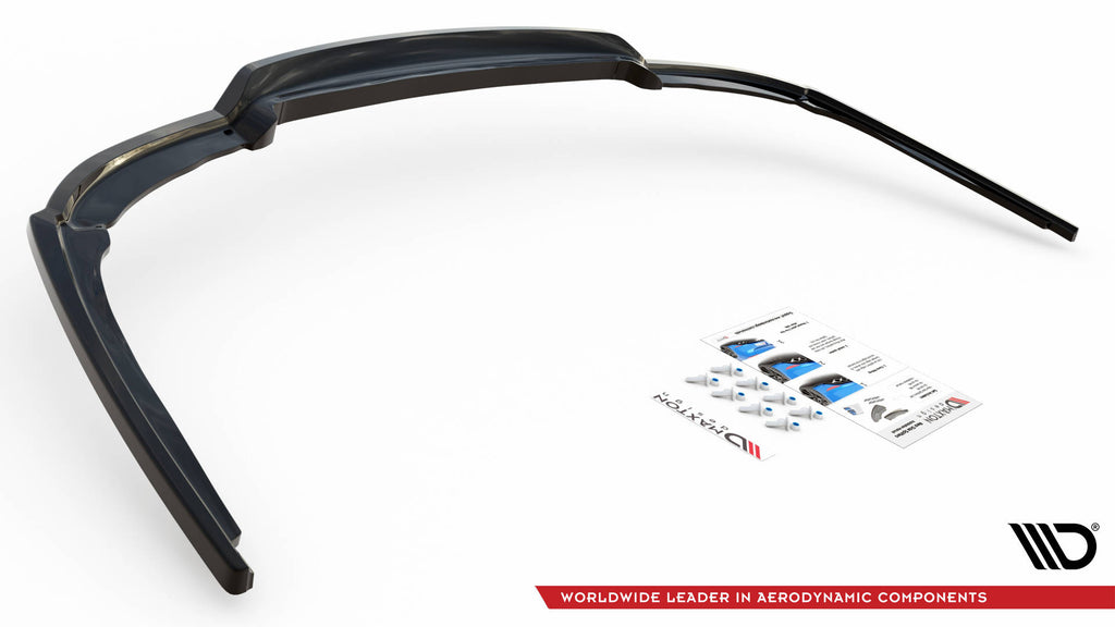 Maxton Design Street+ Mittlerer Diffusor RACE passend für BMW 7 M-Paket F01 schwarz Hochglanz