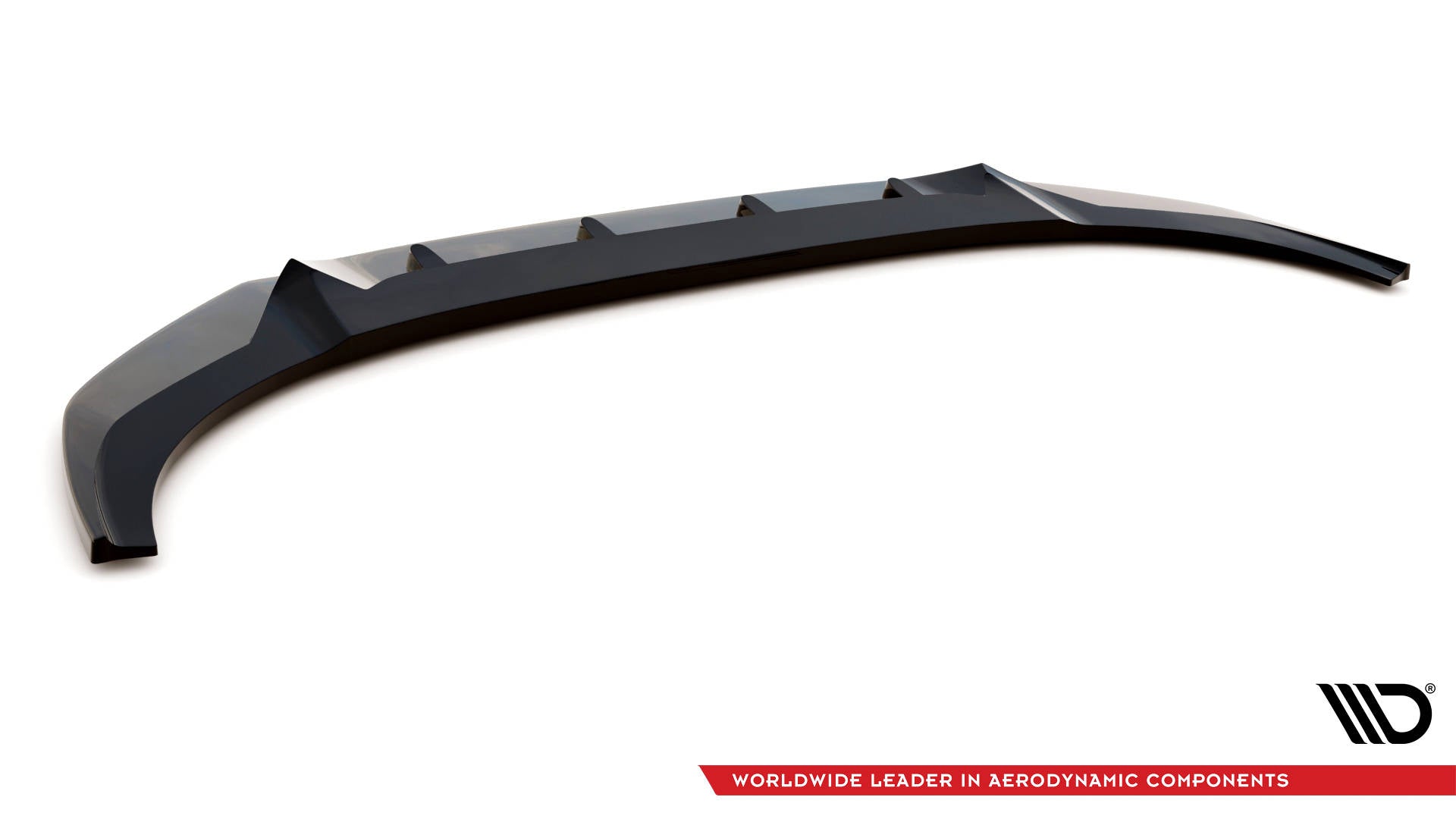 Maxton Design Street+ Spoilerlippe Front Ansatz V.2 passend für Audi RSQ8 Mk1 schwarz Hochglanz