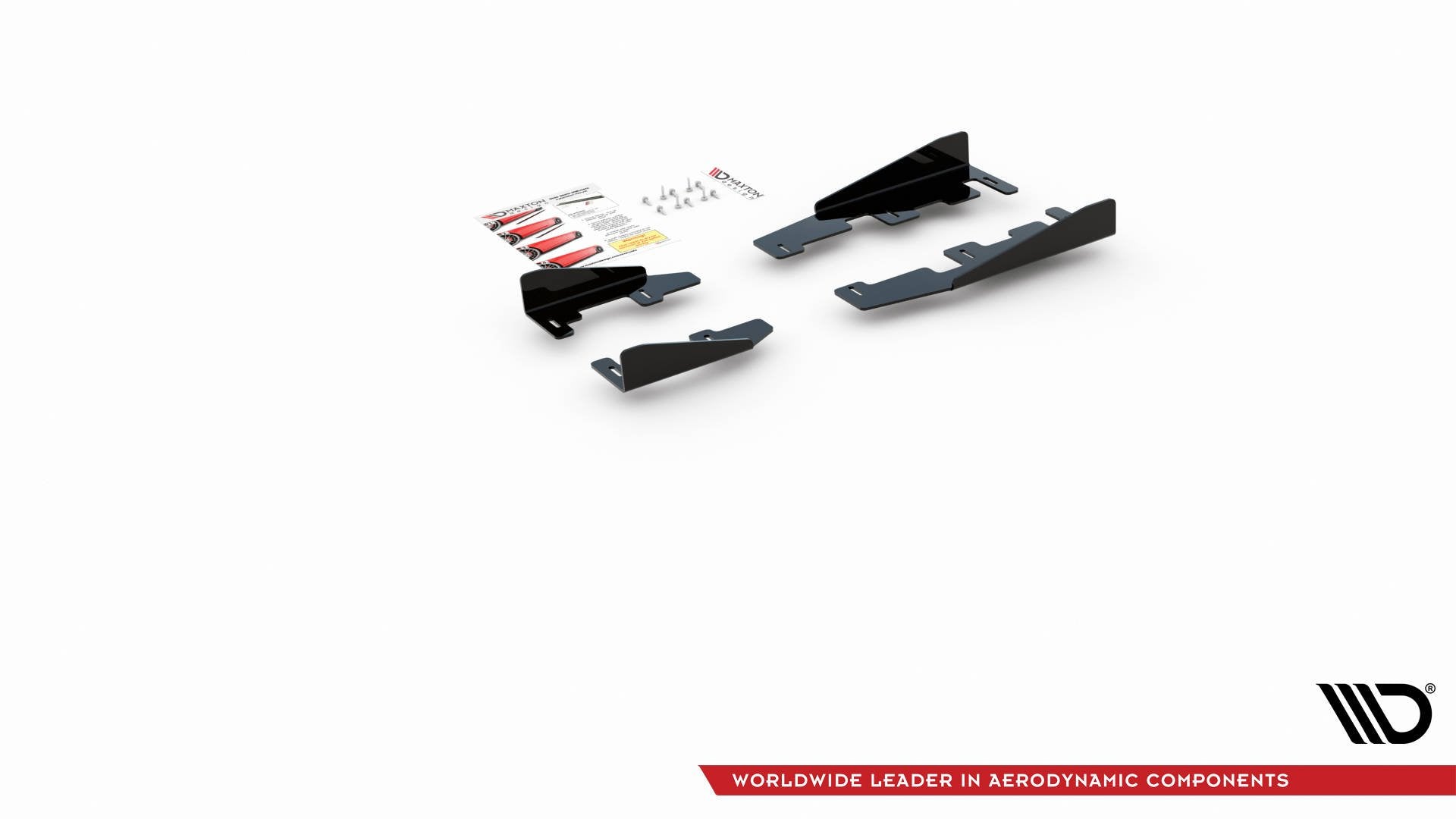 Maxton Design Seitenschweller Flaps passend für BMW 1er F21 M135i / M140i / M-Paket schwarz Hochglanz