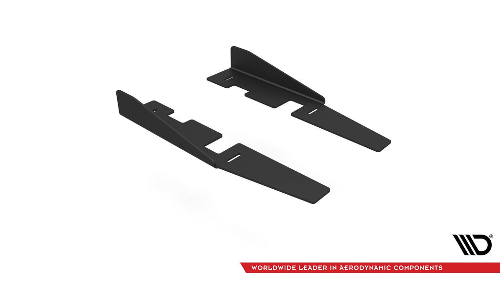 Maxton Design Seitenschweller Flaps passend für Seat Leon FR Mk4 schwarz Hochglanz