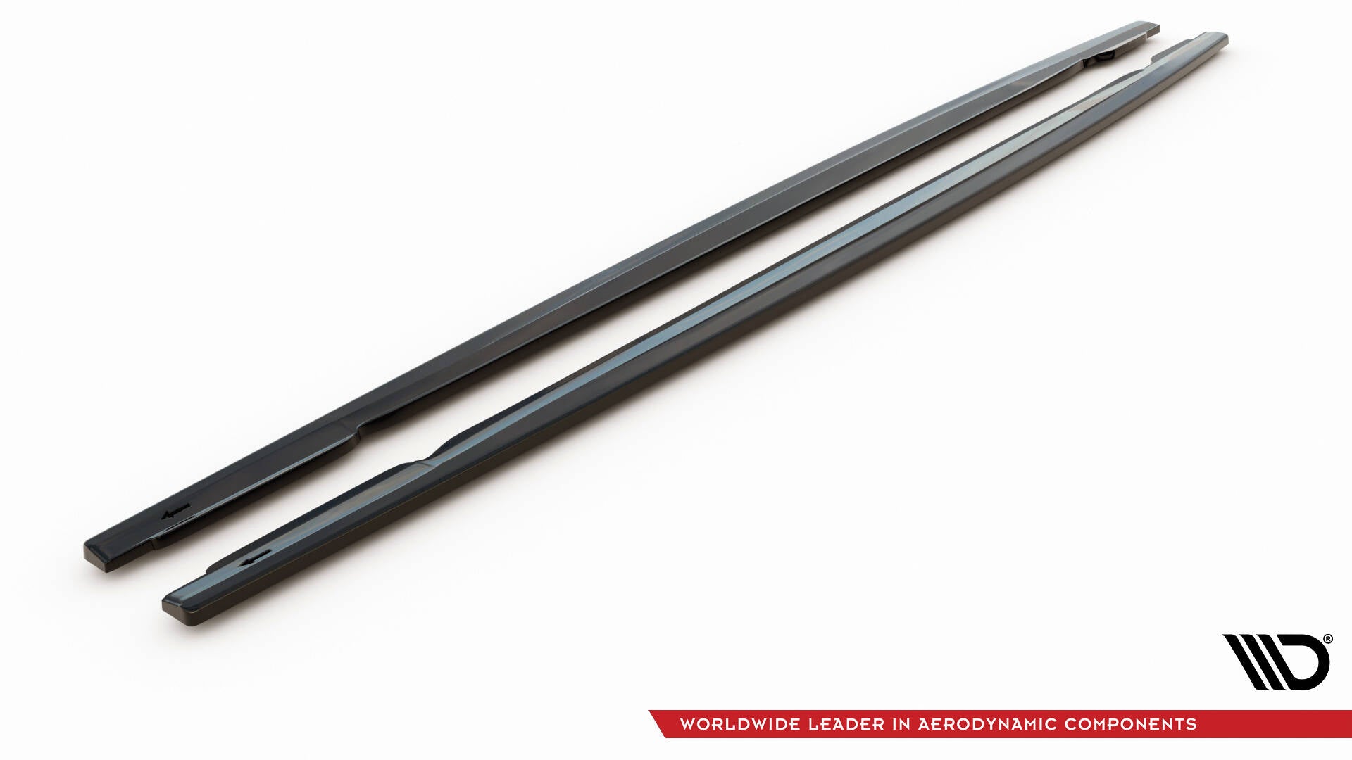 Maxton Design Street+ Seitenschweller Leisten V.2 passend für Audi RS6 C8 / C8 Facelift schwarz Hochglanz