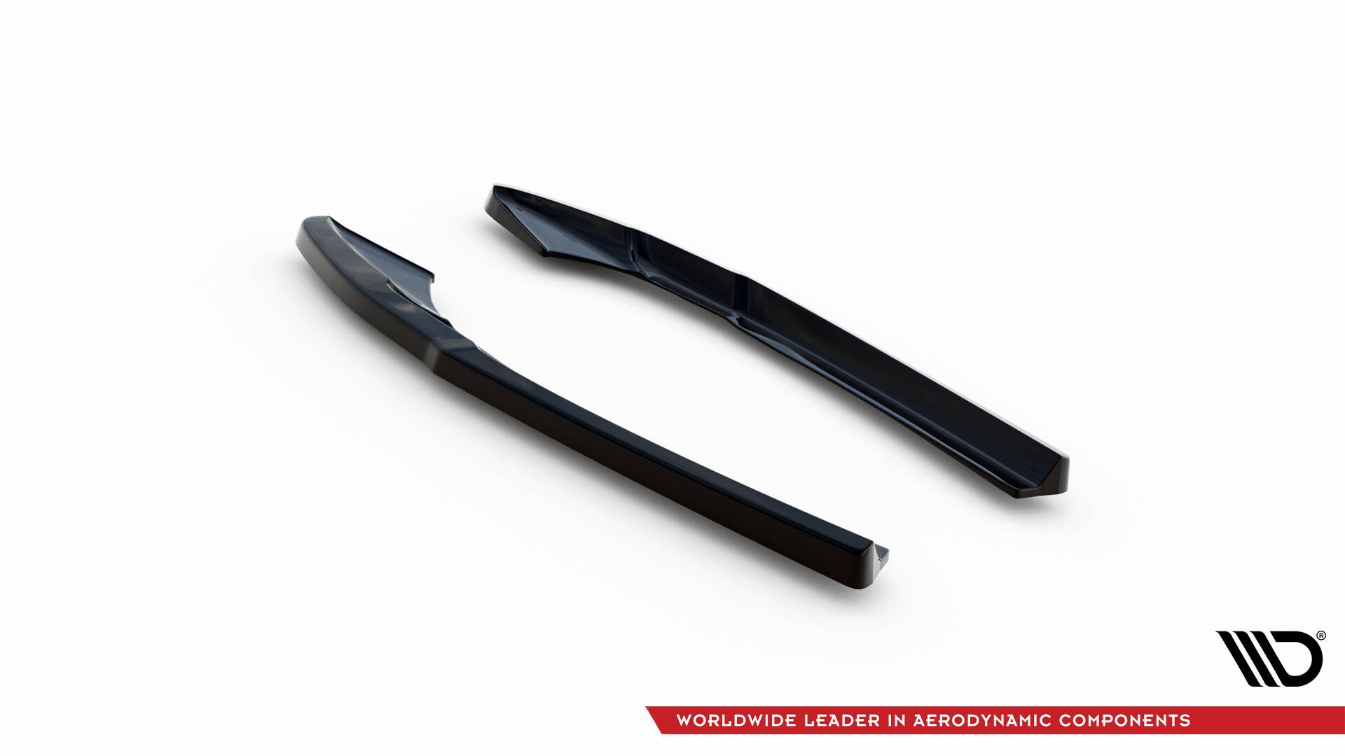 Maxton Design Heck Ansatz Flaps Diffusor passend für Audi S4 B9 Facelift schwarz Hochglanz