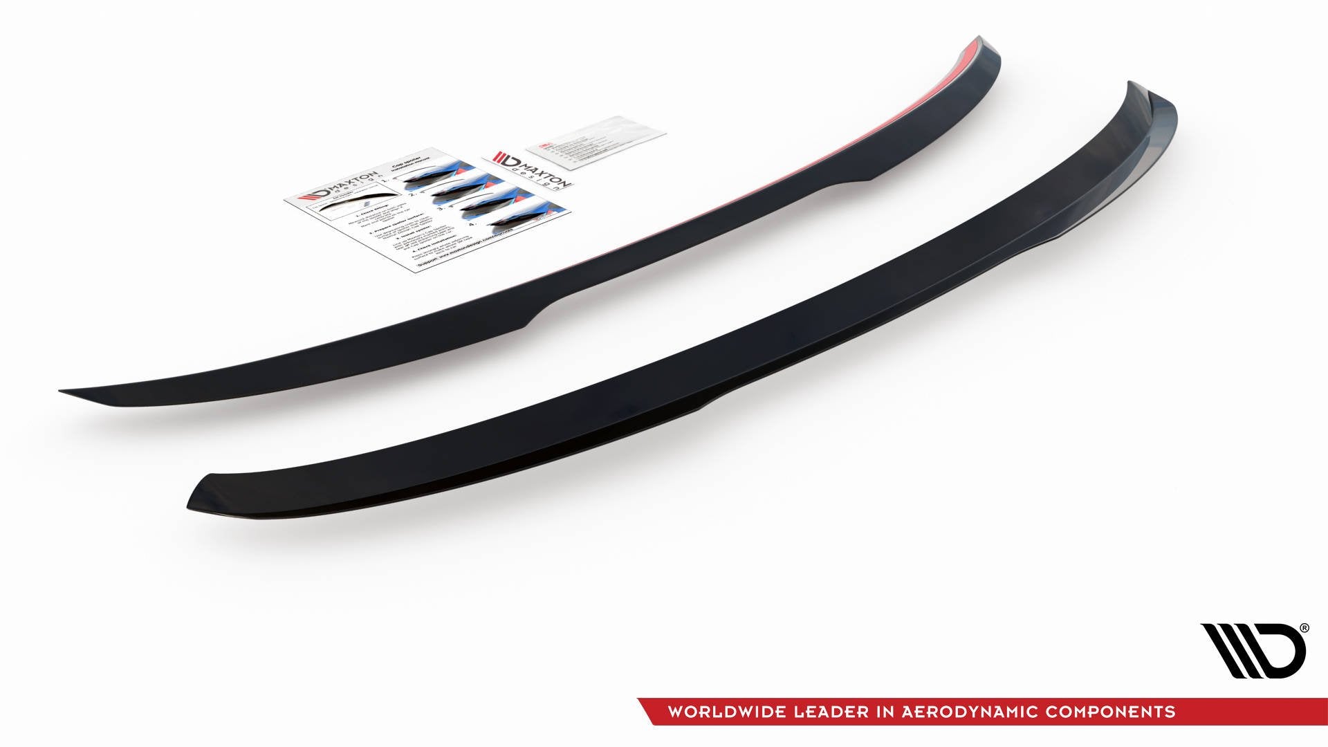 Maxton Design Spoiler CAP passend für Ford S-Max Mk2 Facelift schwarz Hochglanz