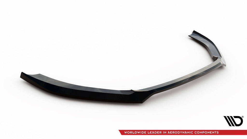 Maxton Design Street+ Spoilerlippe Front Ansatz V.5 passend für Audi RS3 Limousine 8V Facelift schwarz Hochglanz