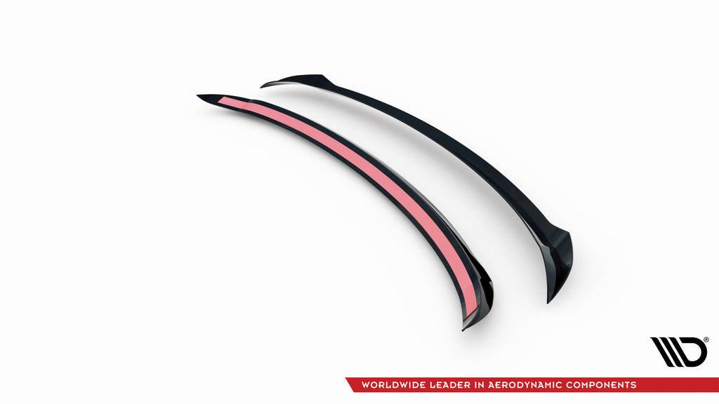 Maxton Design Spoiler CAP passend für Toyota Yaris GR Sport Mk4 schwarz Hochglanz