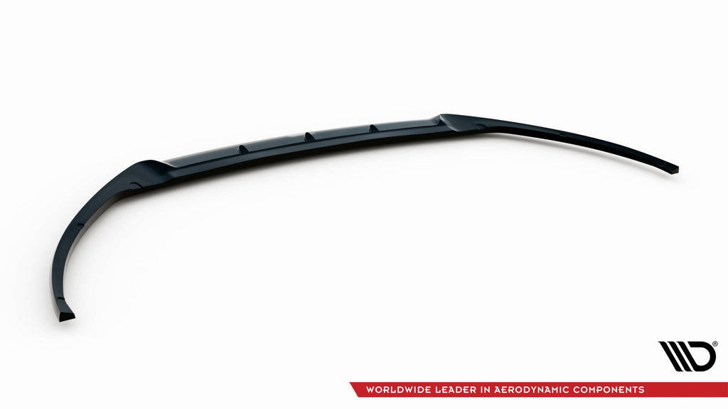 Maxton Design Street+ Spoilerlippe Front Ansatz passend für Ford Focus ST Mk3 FL (Cupra) schwarz Hochglanz
