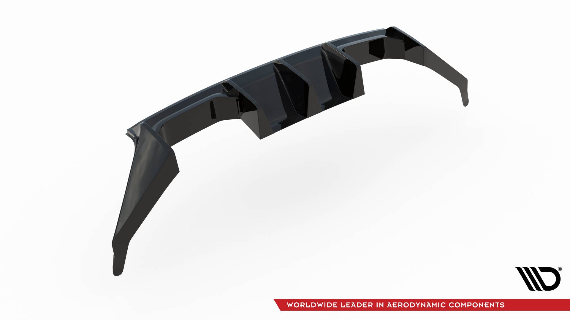Maxton Design Diffusor Heck Ansatz V.1 passend für BMW M2 G87 schwarz Hochglanz