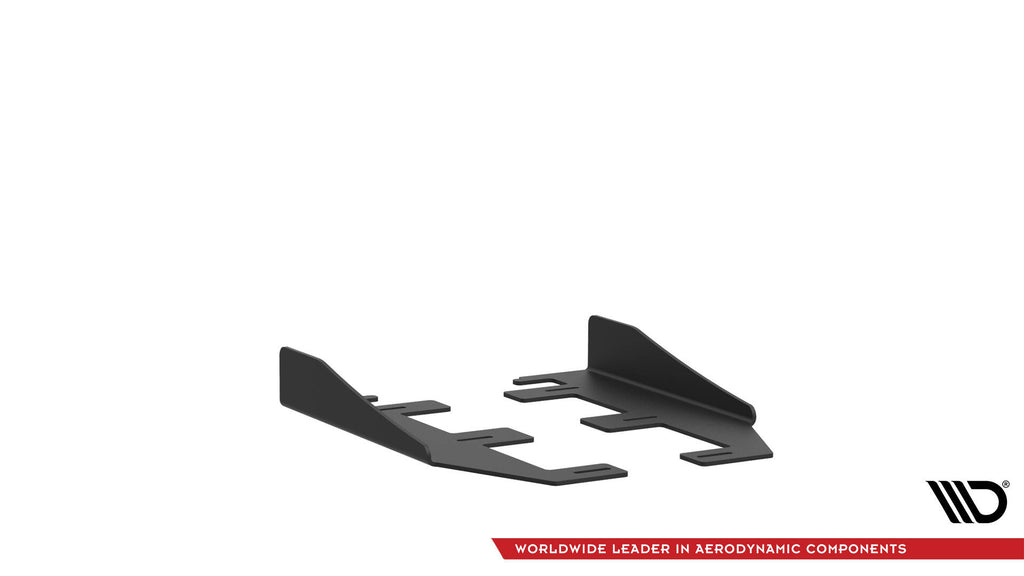 Maxton Design Seitenschweller Flaps passend für Audi S3 / A3 S-Line Limousine 8V schwarz Hochglanz