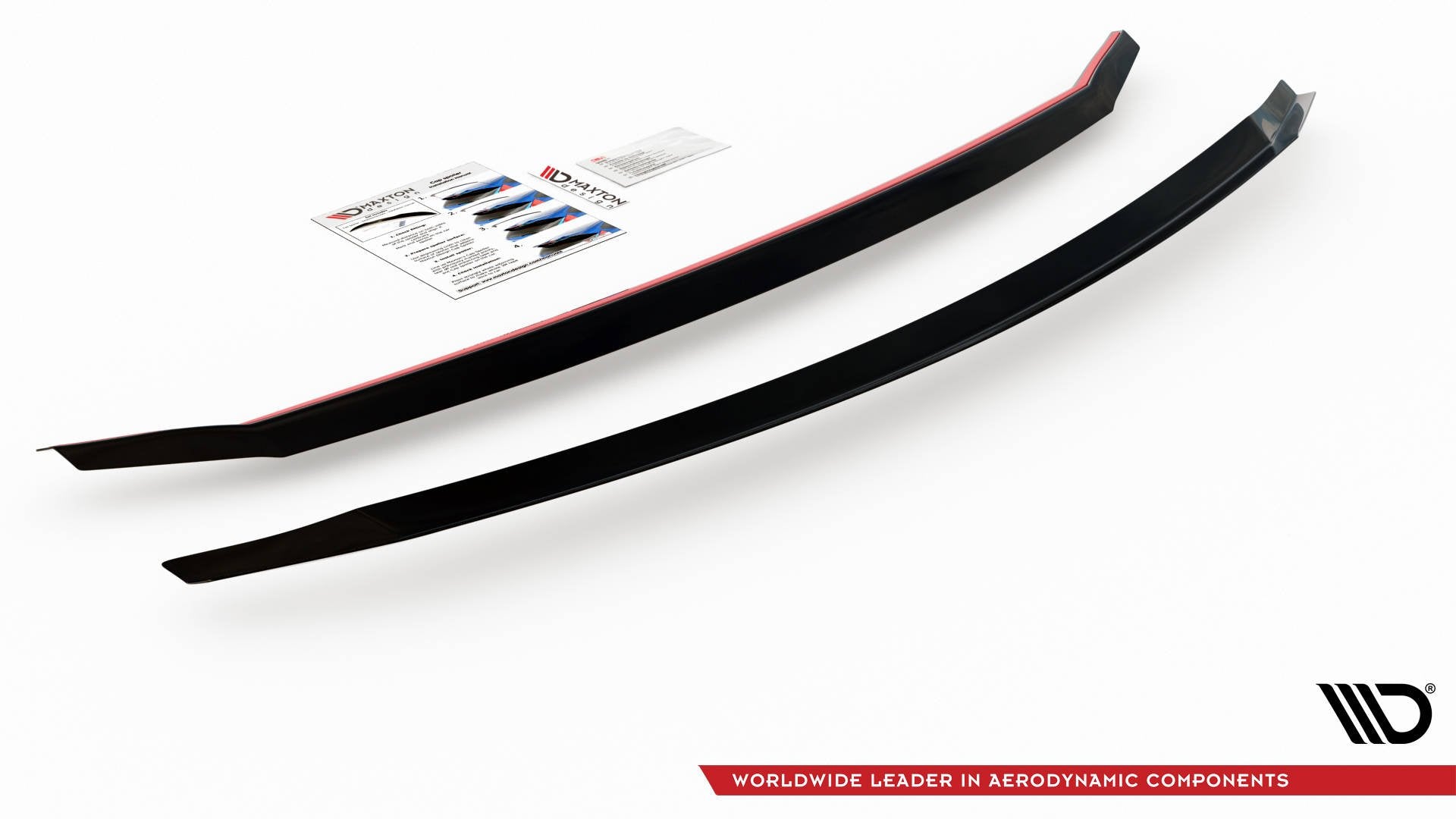 Maxton Design Spoiler CAP passend für Lexus LS Mk4 Facelift schwarz Hochglanz