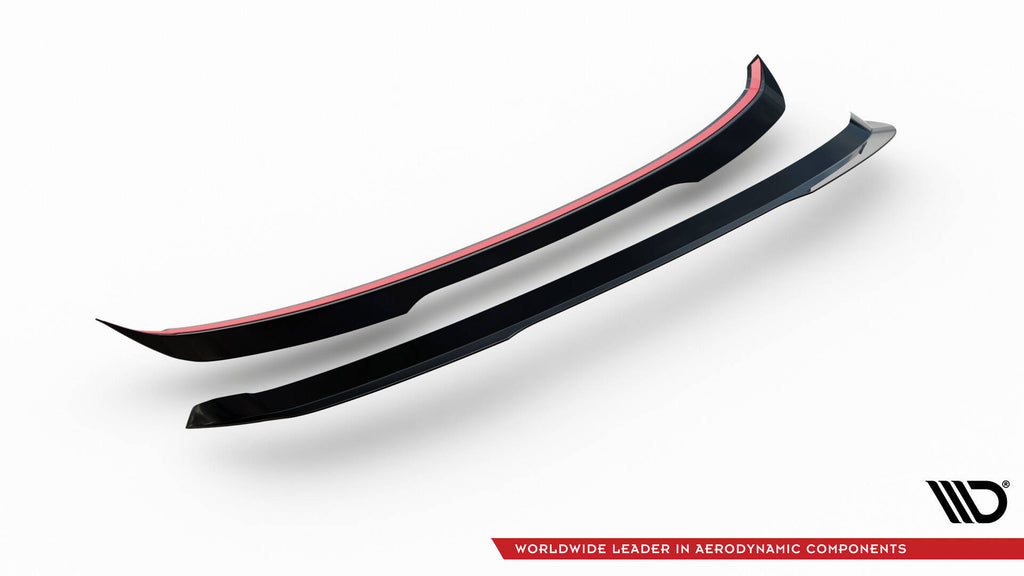 Maxton Design Spoiler CAP V.1 passend für Skoda Kodiaq Mk1 Sportline/RS schwarz Hochglanz