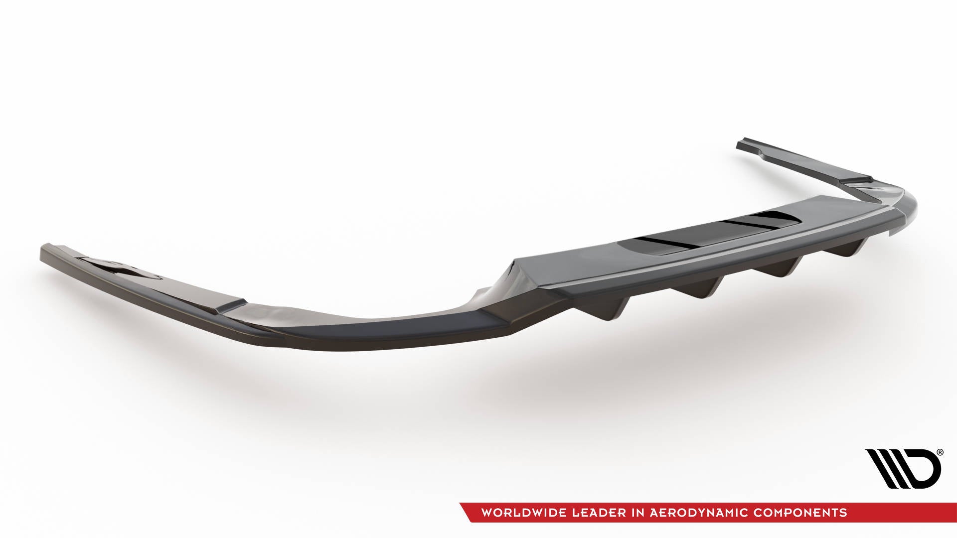 Maxton Design Street+ Mittlerer Diffusor RACE passend für Skoda Octavia Sportline Mk4 schwarz Hochglanz