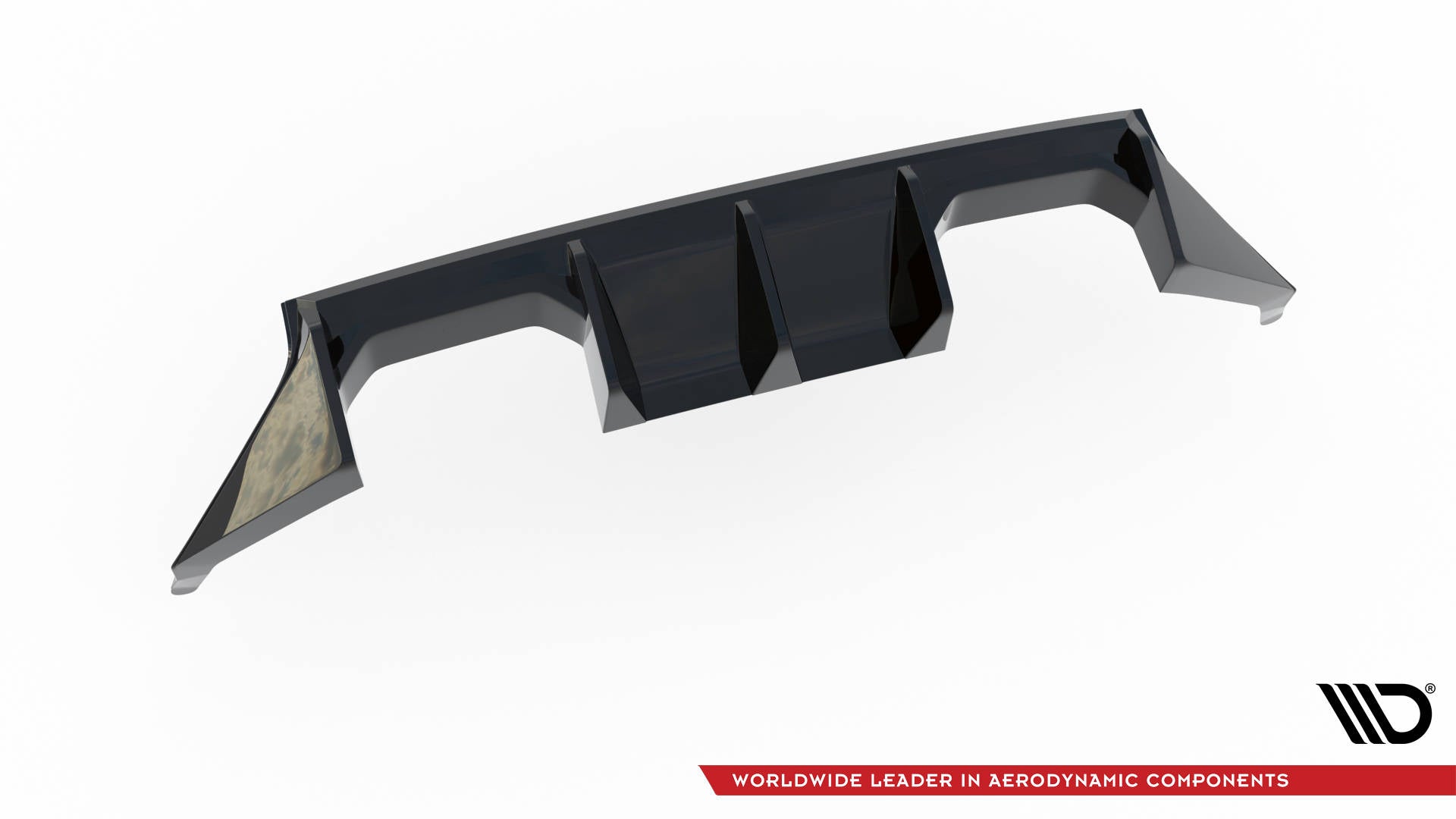 Maxton Design Diffusor Heck Ansatz V.1 passend für BMW M2 G87 schwarz Hochglanz