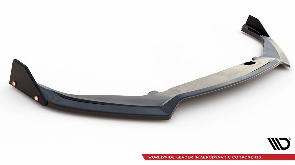 Maxton Design Street+ Spoilerlippe Front Ansatz V.3 + Flaps passend für Toyota GR Yaris Mk4