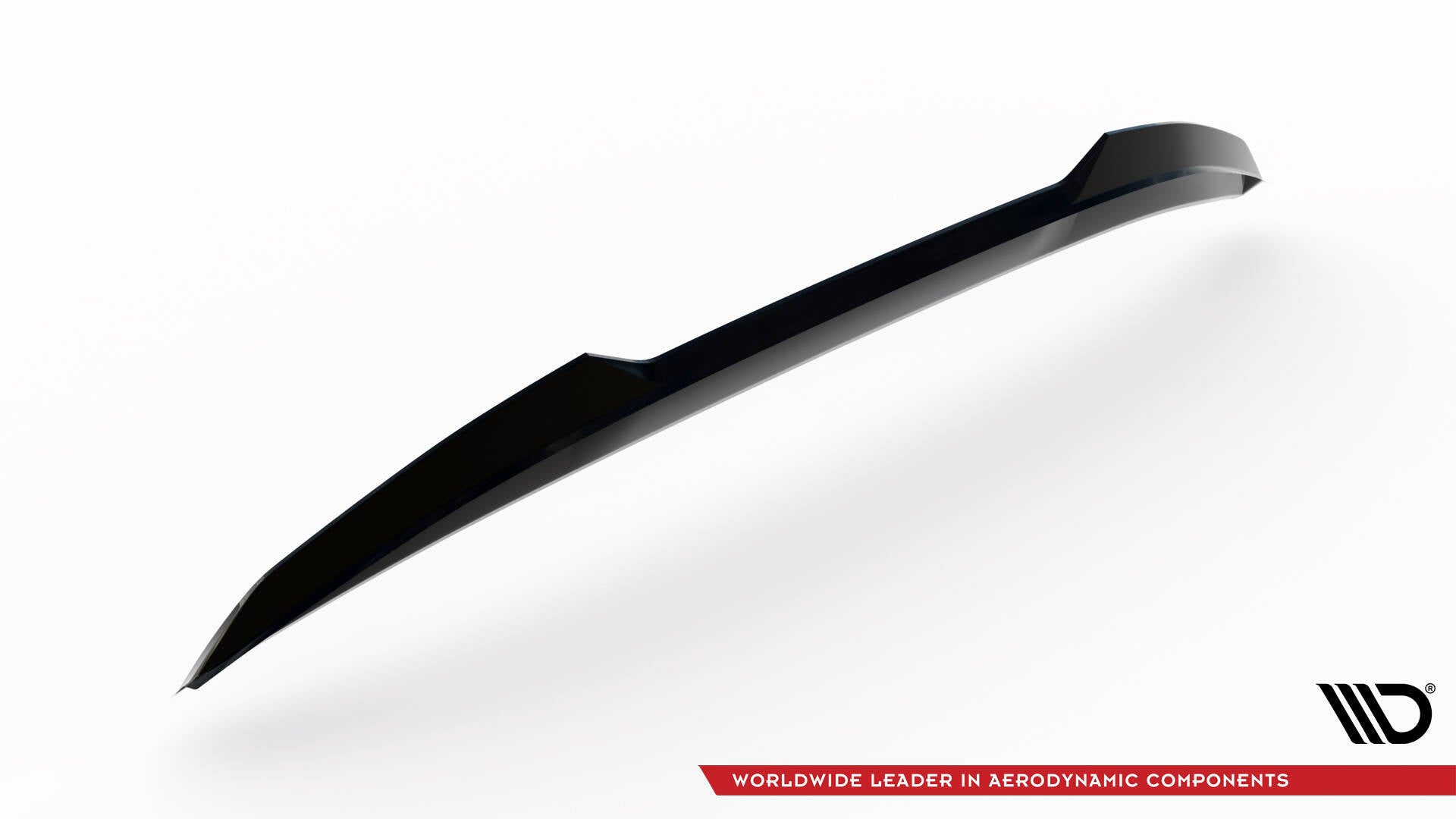 Maxton Design Niedriger Spoiler CAP 3D passend für Peugeot 408 Mk1 schwarz Hochglanz