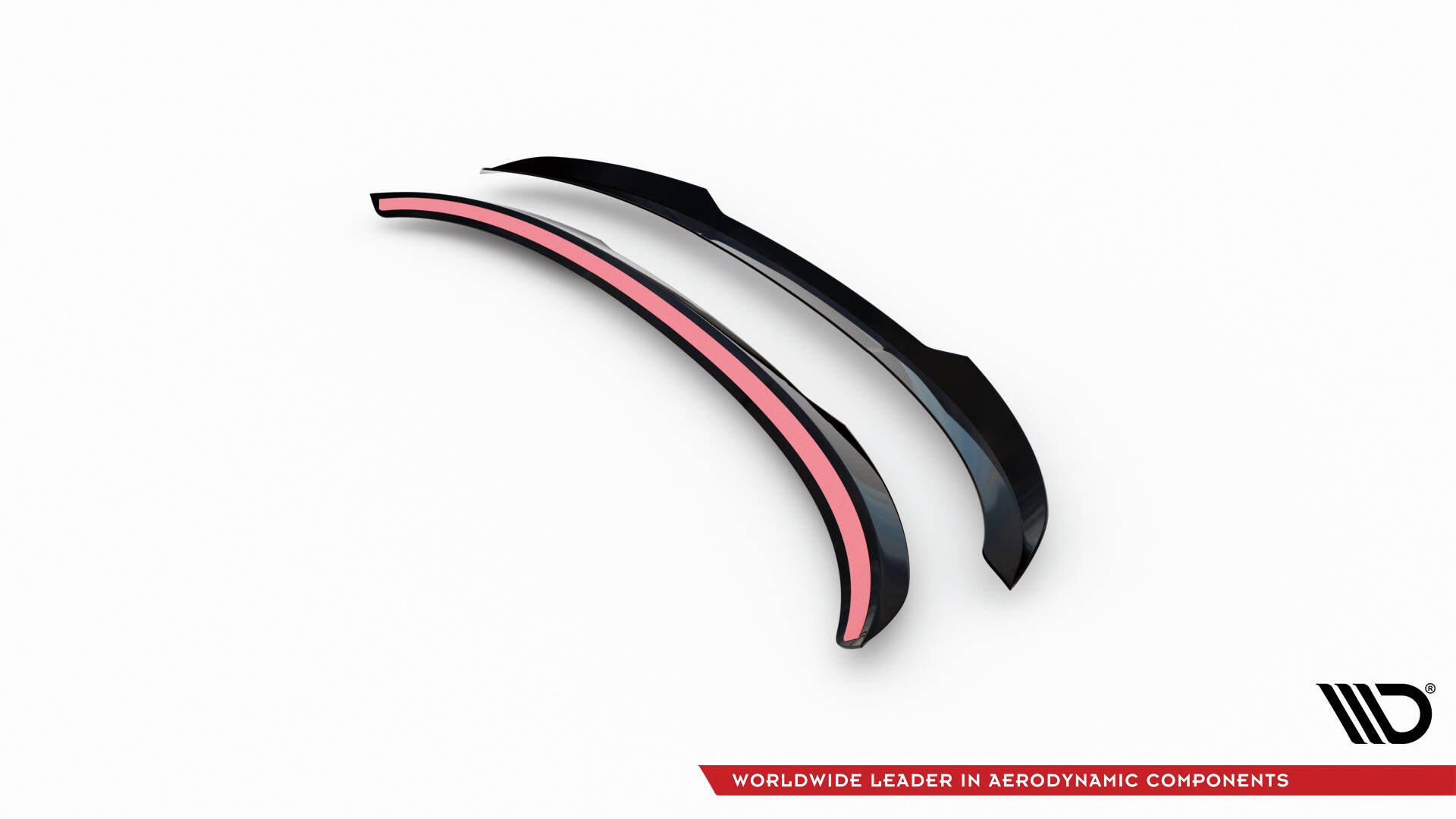 Maxton Design Spoiler CAP passend für Fiat 500X Sport Mk1 Facelift schwarz Hochglanz