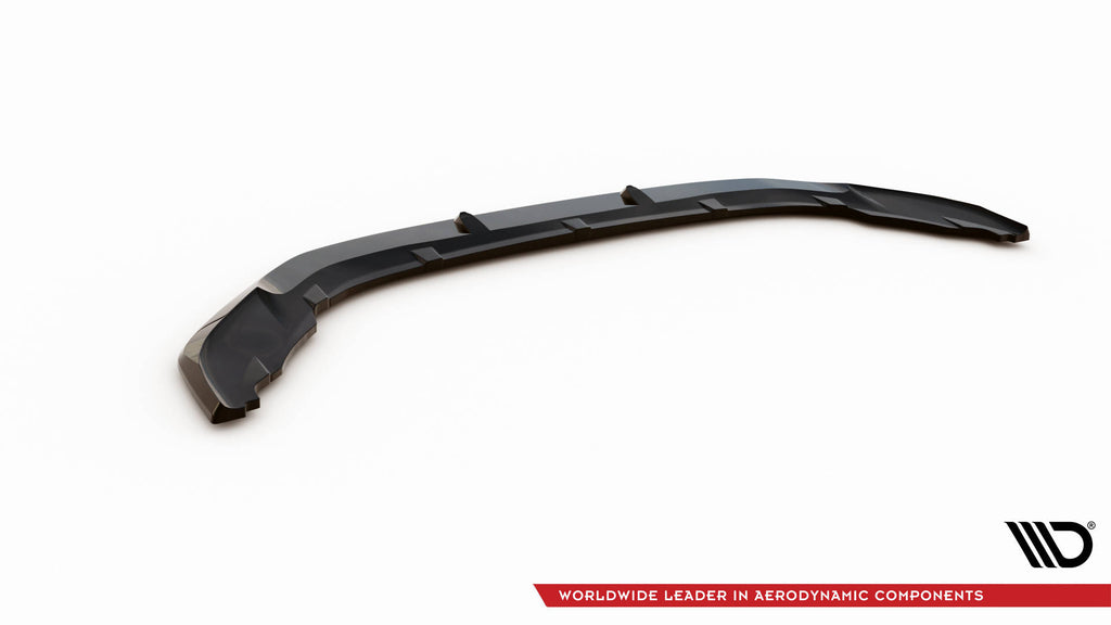 Maxton Design Street+ Spoilerlippe Front Ansatz V.1 passend für Mini Cooper S F56 Facelift schwarz Hochglanz
