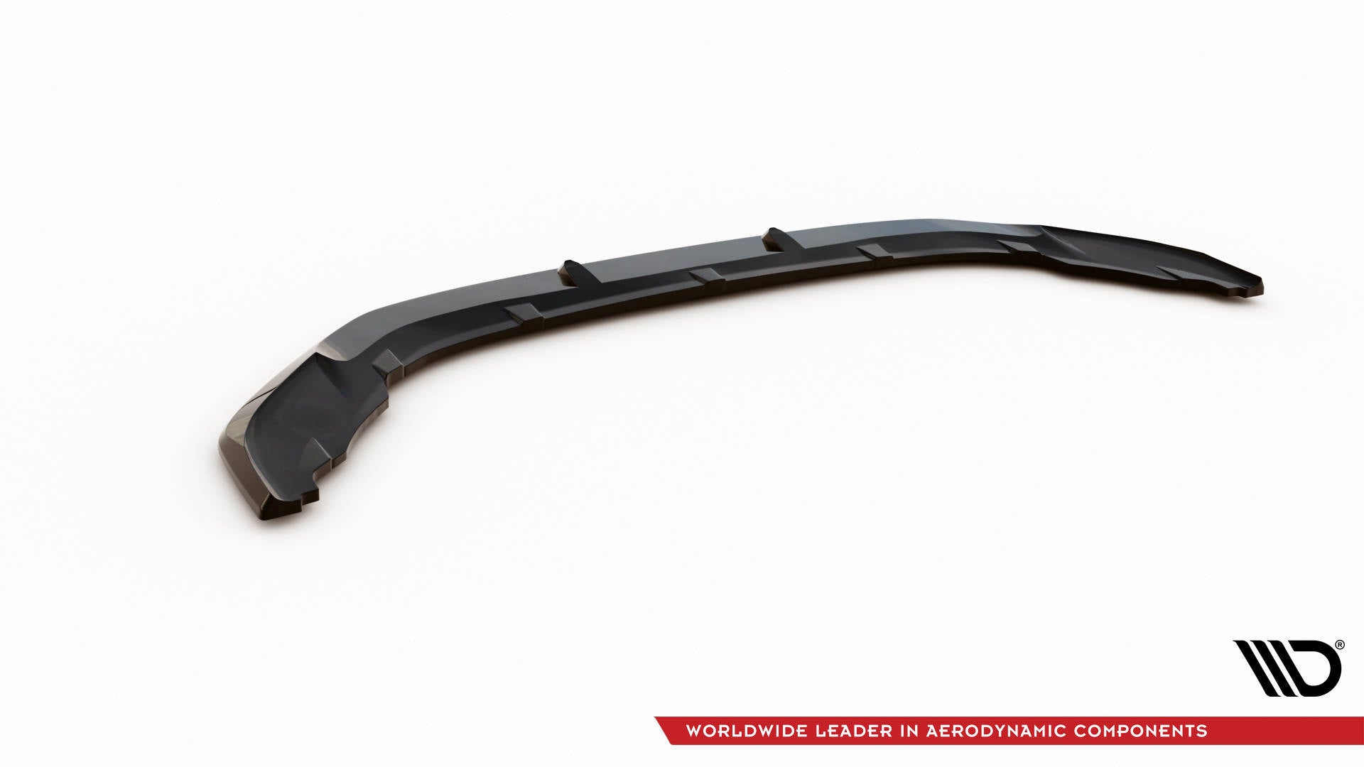 Maxton Design Street+ Spoilerlippe Front Ansatz V.1 passend für Mini Cooper S F56 Facelift schwarz Hochglanz